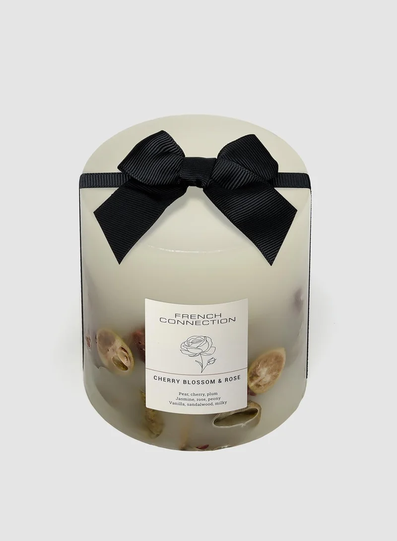 French Connection Botanical Infused Cherry Blossom & Rose Candle 660G