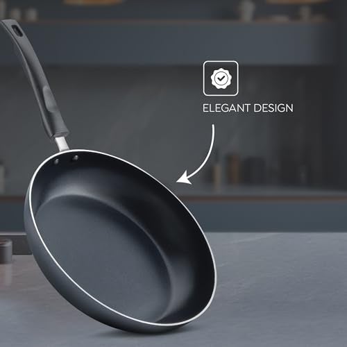 Judge by Prestige 20cm (1.1L) Everyday Non-Stick Fry Pan (Aluminium) |Low Oil Cooking | Easy to Clean |Cool Touch Handle - Image 5