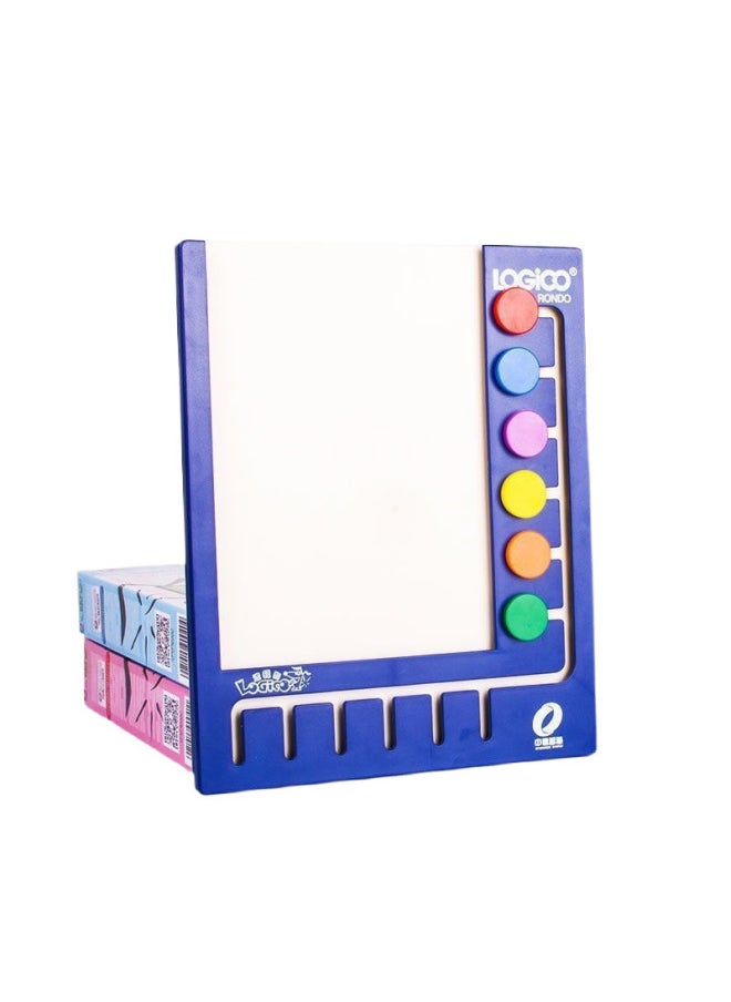 Generic - Jie Logic Dog Kindergarten Textbook Upgrade Teaching Edition Small Class Middle Class Large Class Card Six Button Ten Template Benefit-Color:The Second Volume Of The Version Of The Middle Class (excluding Boards) - Image 1