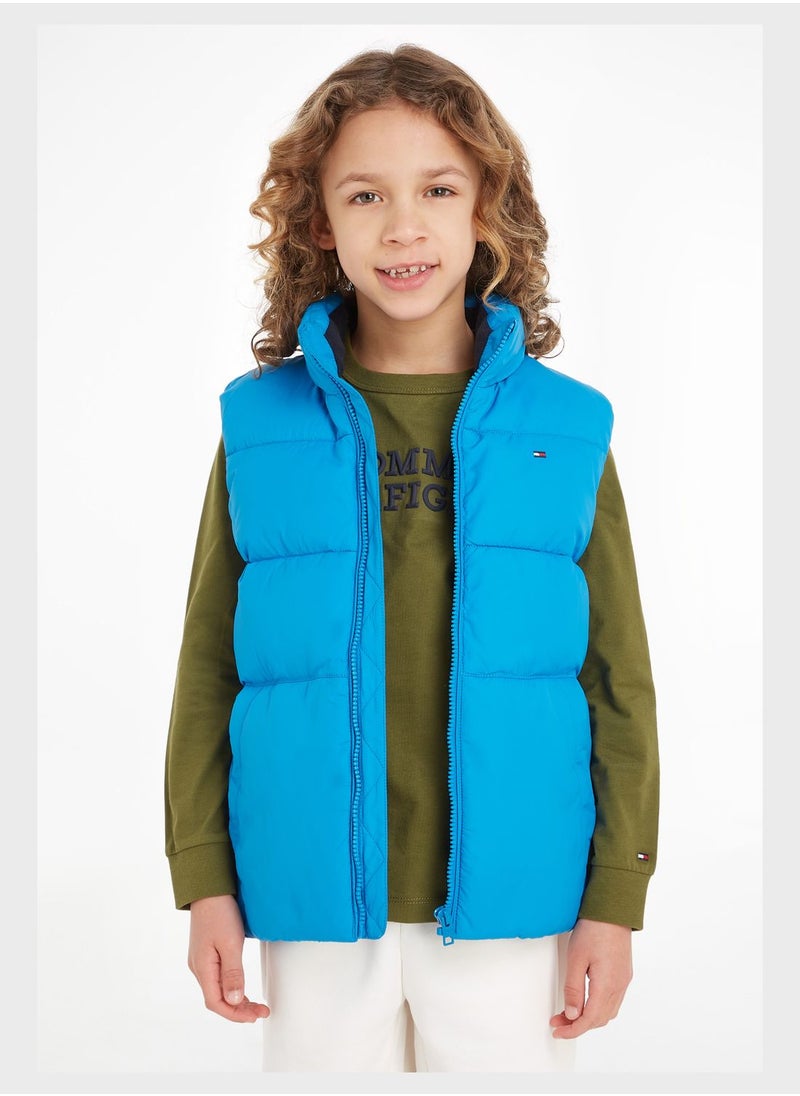 TOMMY HILFIGER - Youth Essential Puffer Down Jacket - Image 1