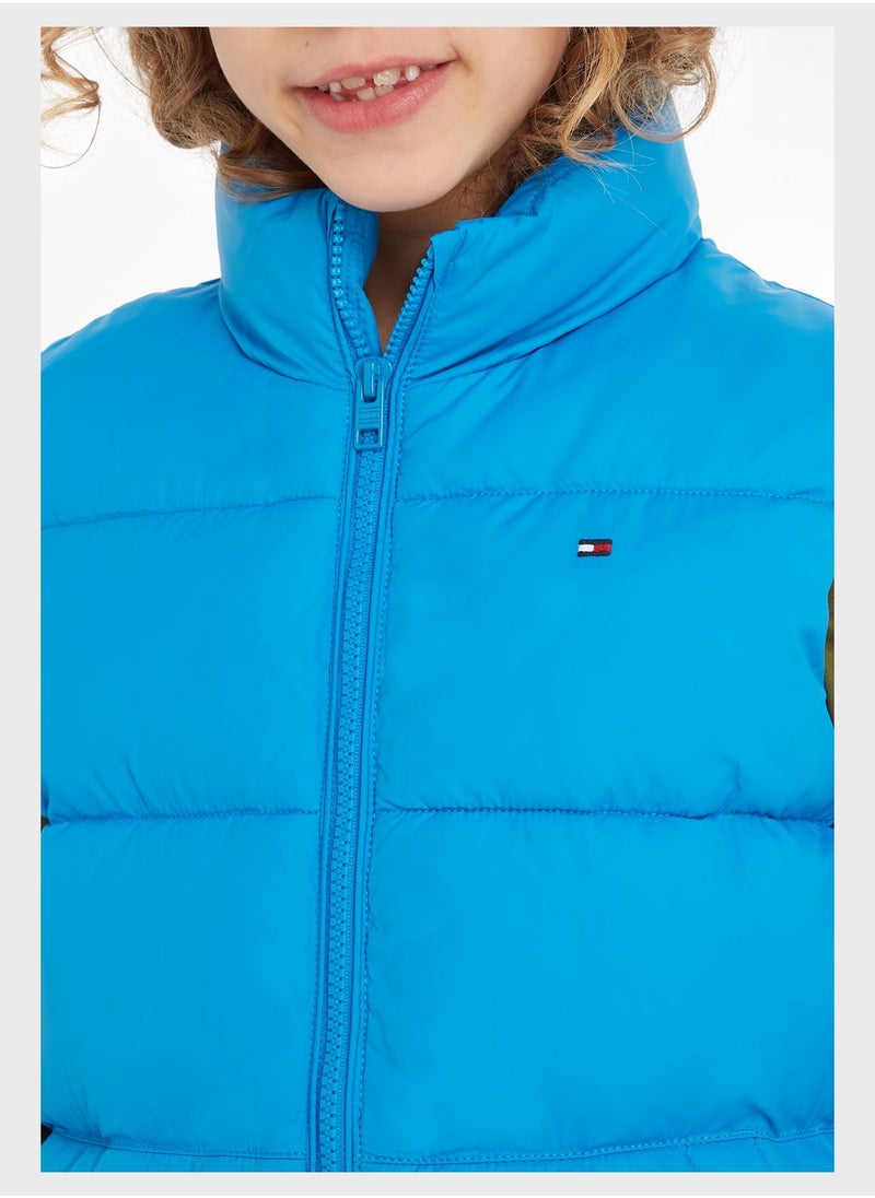 TOMMY HILFIGER - Youth Essential Puffer Down Jacket - Image 1