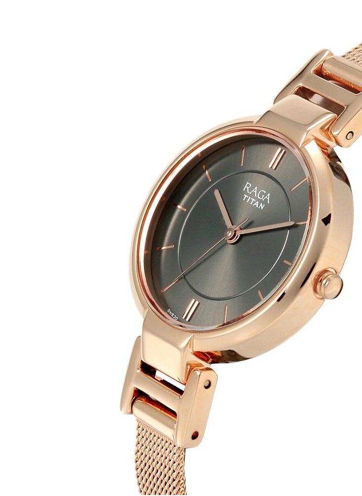 TITAN Titan Raga ia Anthracite Dial Women Watch With Metal Strap  - Image 2