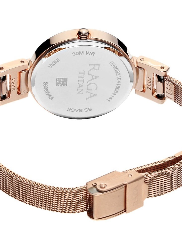 TITAN Titan Raga ia Anthracite Dial Women Watch With Metal Strap  - Image 4