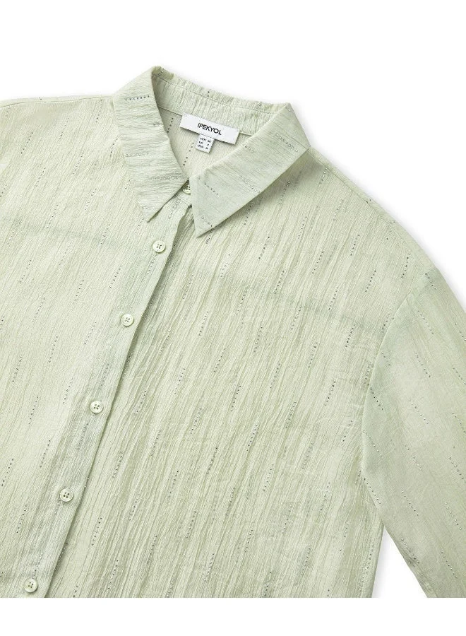 Ipekyol Relaxed Fit Rhinestone Shirt