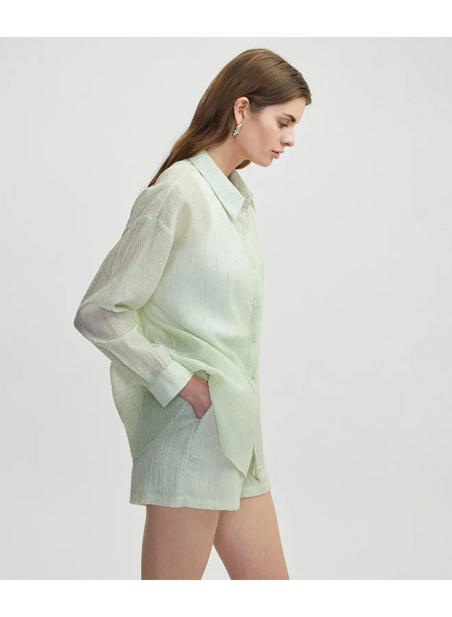 Ipekyol  Relaxed Fit Rhinestone Shirt for Women | Best Price UAE