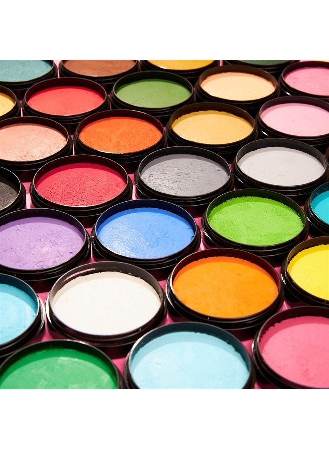 Moon Creations Pro Face & Body Paint Cake Pots by Moon Creations - Light Pink - Professional Water Based Face Paint Makeup for Adults, Kids - 1.26oz - Image 4