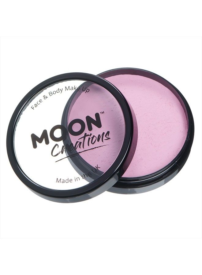 Moon Creations Pro Face & Body Paint Cake Pots by Moon Creations - Light Pink - Professional Water Based Face Paint Makeup for Adults, Kids - 1.26oz - Image 3