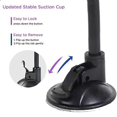 Adeptt VH-19HD12 Universal Dash and Window Mount Holder (Black) - Image 3