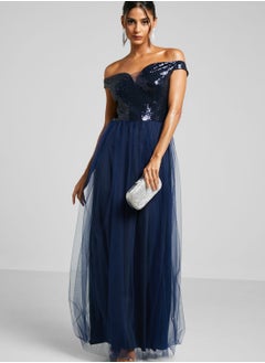 Off-Shoulder Sweetheart Dress
