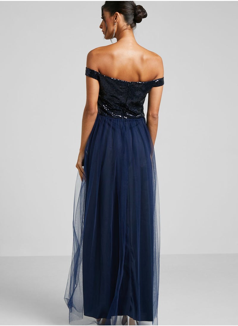 Ella Limited Edition - Off-Shoulder Sweetheart Dress - Image 1