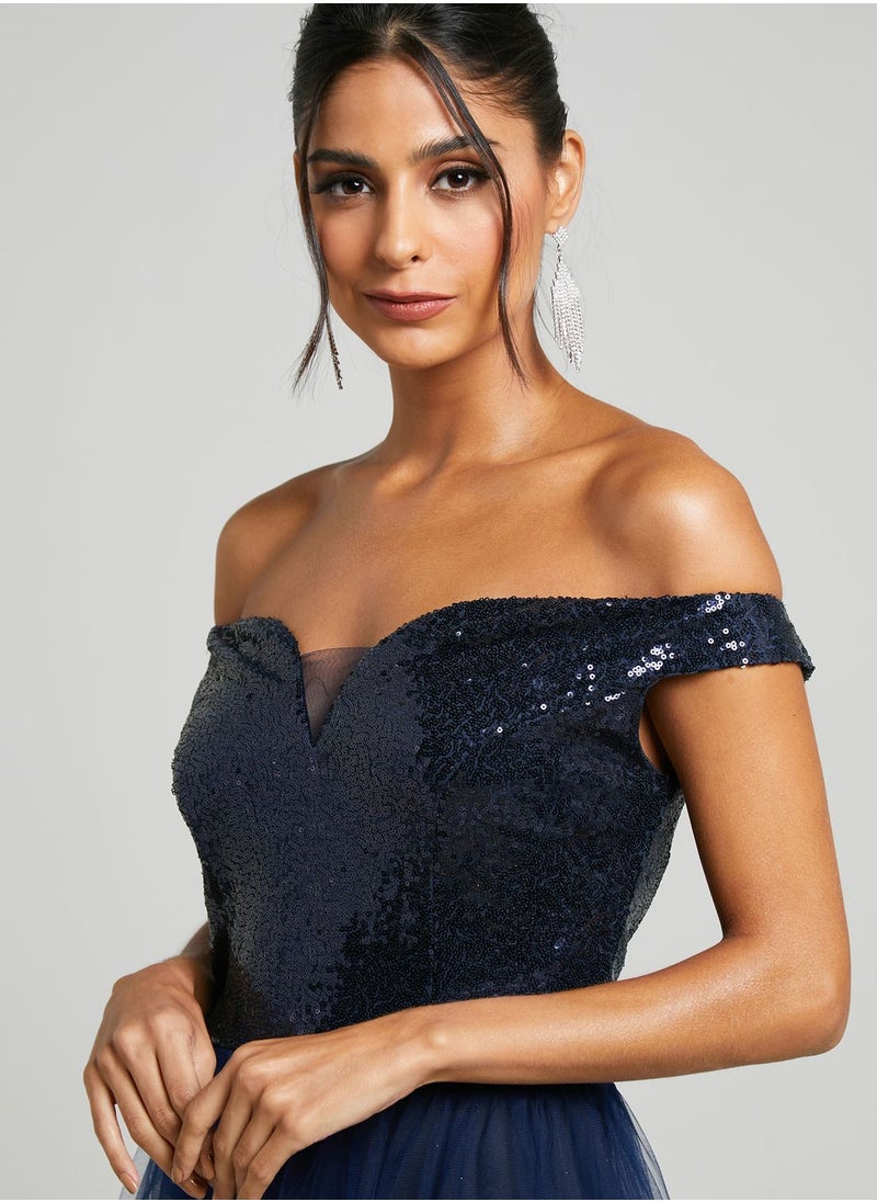 Ella Limited Edition - Off-Shoulder Sweetheart Dress - Image 1
