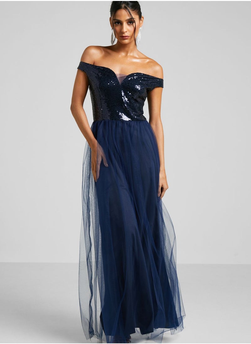 Ella Limited Edition - Off-Shoulder Sweetheart Dress - Image 1