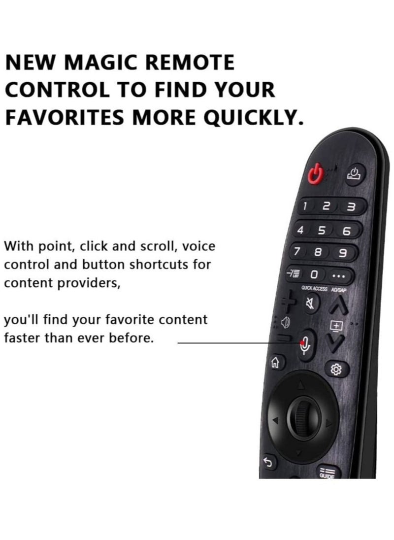 Raxoom - new AN-MR650A AN-MR18BA AN-MR19BA Voice Magic Remote Control AKB75635305 for LG 2017 2018 2019 Smart OLED TV, Compatible with B7, B7A,C9, E9, W9 Series - Image 1