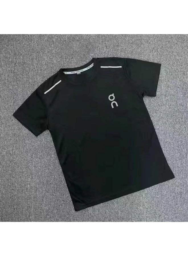 أون ON Ice Silk قصير أسود منعش سريع الجفاف