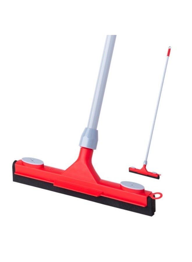 LIAO K130047 130 cm Metal Handle Squeegee with Plastic Head & Clip Design, 13.5" EVA Rubber Blade, Pack of 6, Heavy Duty Floor & Window Squeegee for Efficient Water Removal & Cleaning - Image 2