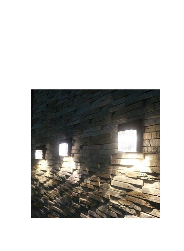 Generic Acrylic 4-Pack Solar-Powered Wall Decoration Lamp Warm Light with Smart Light Sensor  - Image 2