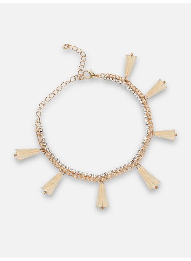 سوهي سوار مطرز مطلي بالذهب