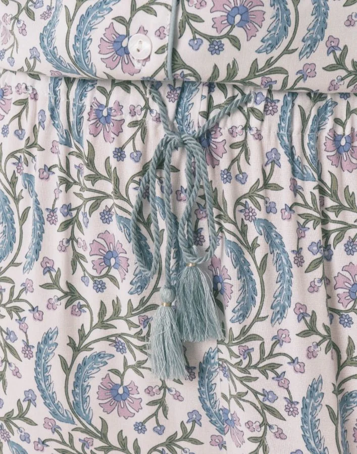 ومن سيكريت بيجامات طويلة خضراء زهرية كلاسيكية