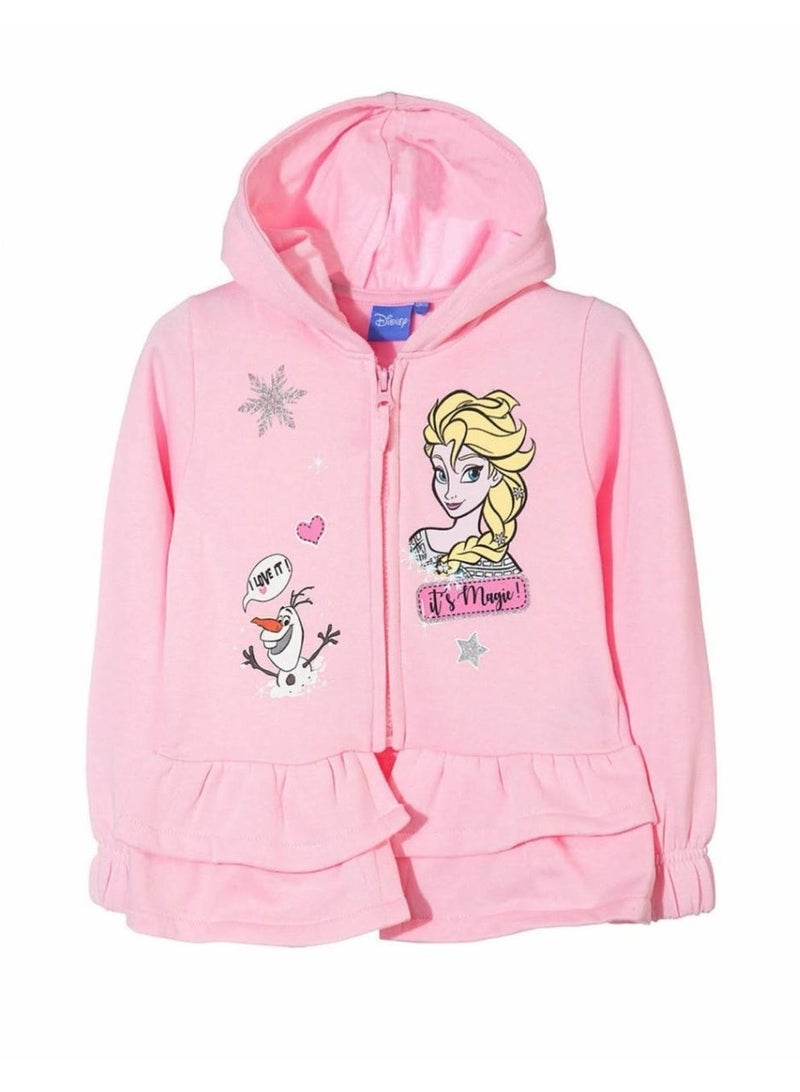 Disney frozen sweat jacket hoodie for girls by kids TV - Image 1
