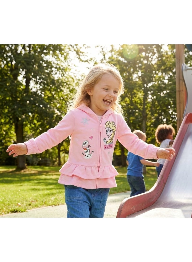 Disney frozen sweat jacket hoodie for girls by kids TV - Image 3