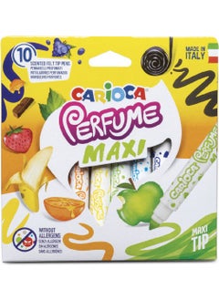carioca Scented Jumbo Felt Tip Crayons Pack of 10  - Image 1
