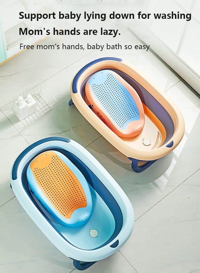 عام صينية الاستحمام للرضع، حوض استحمام الرضع، حصيرة الاستحمام للرضع، شبكة الاستحمام للمواليد، جهاز استحمام عالمي، إطار الاستحمام يمكن أن يجلس ويستلقي، سرير الاستحمام. - Image 3