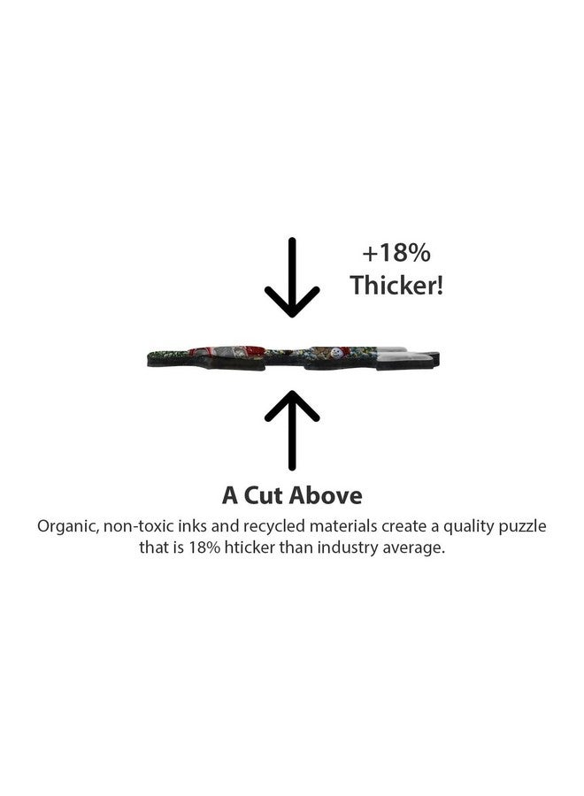 Springbok Christmas Night Lane 500 Piece Jigsaw Puzzle- Perfect For Holiday Family Game Nights- Multicolor Winter Scene With Snowman And Classic Red Truck - Image 4