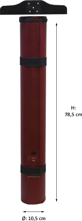 Yuga Artificial Leather Project Tube 10 5 cm Claret Red
