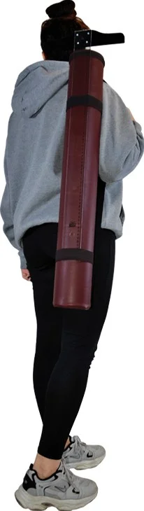 Yuga Artificial Leather Project Tube 10 5 cm Claret Red