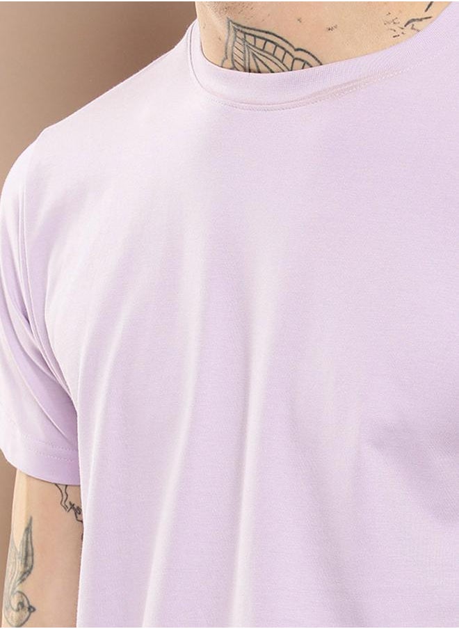 Difference of Opinion Plain Regular Fit T-Shirt by Styli  - Image 2