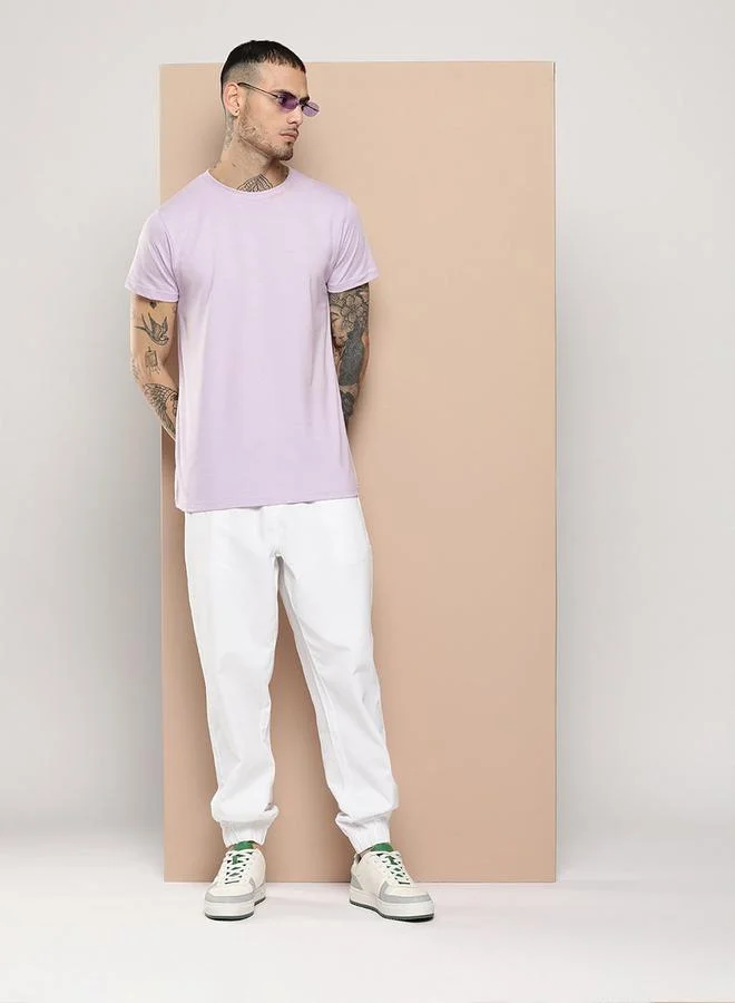 Difference of Opinion Plain Regular Fit T-Shirt by Styli