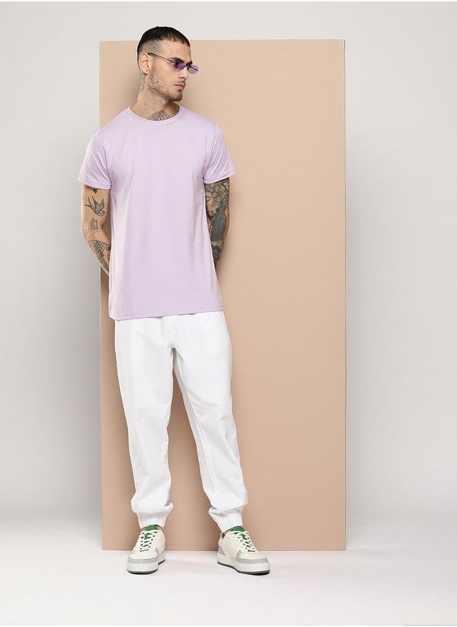 Difference of Opinion Plain Regular Fit T-Shirt by Styli  - Image 4
