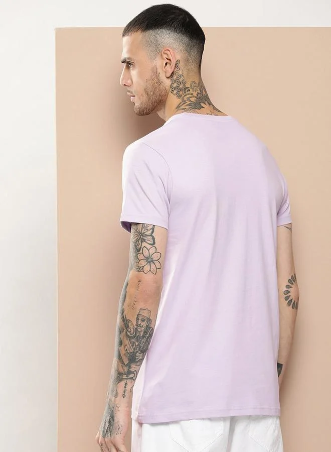 Difference of Opinion Plain Regular Fit T-Shirt by Styli