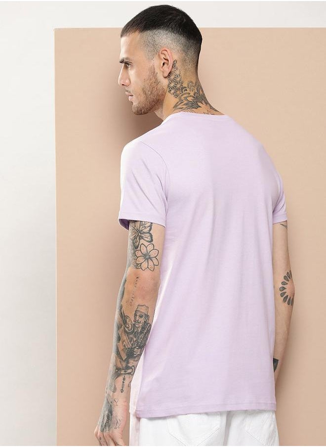 Difference of Opinion Plain Regular Fit T-Shirt by Styli  - Image 3