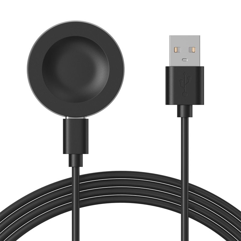 Mugust Charger for Huawei Watch GT4/GT3/GT3 Pro/GT2 Pro/Watch 4/4 Pro/3/3 Pro/Ultimate/GT Runner, Replacement USB Charging Cable for Smart Watch Accessories(Black) - Image 1