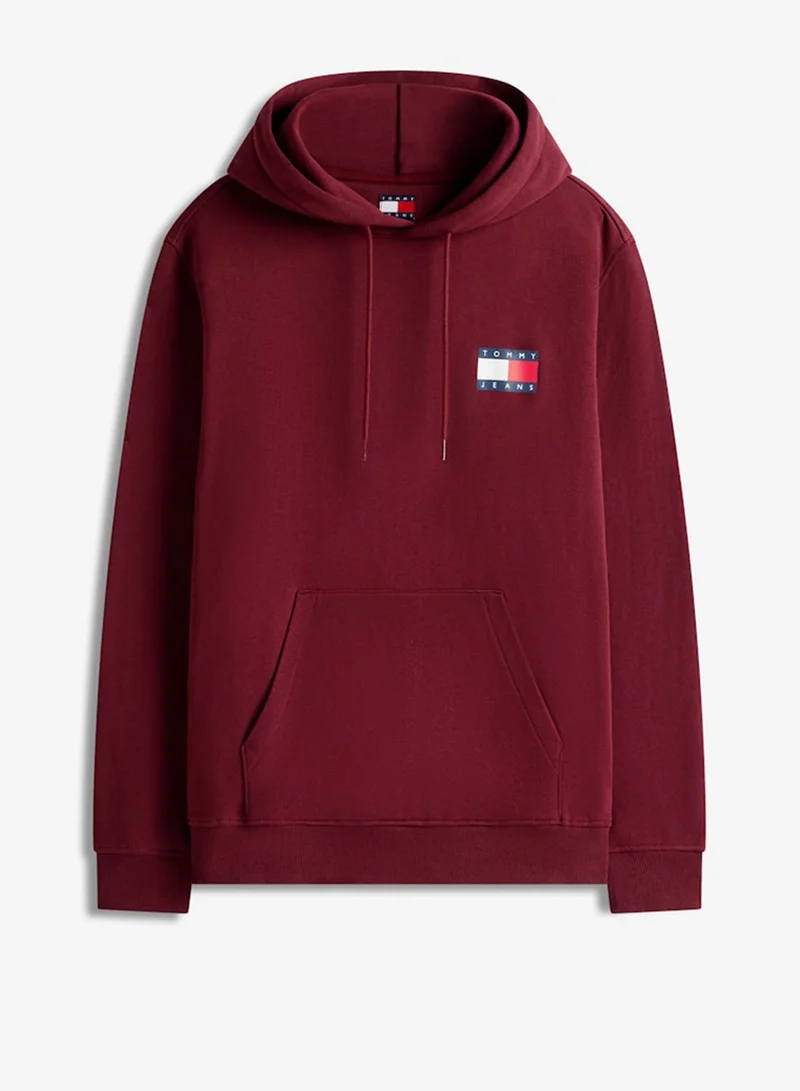 تومي جينز هودي أساسي بقصة عادية