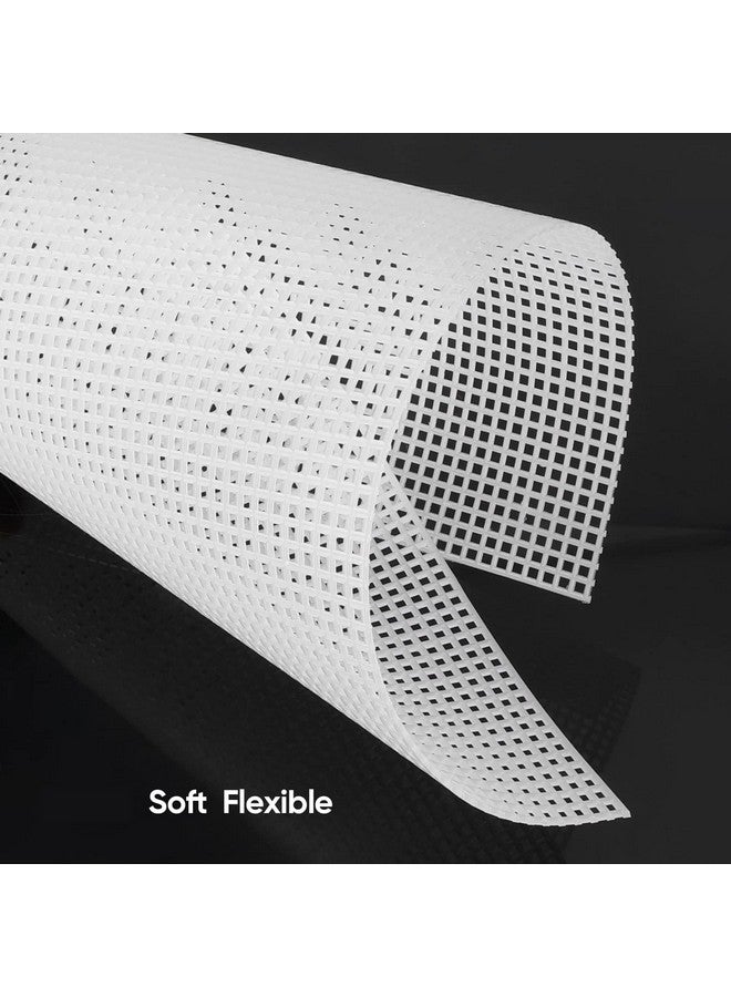 Caydo 4 Pieces 7 Count Plastic Mesh Canvas Sheets For Embroidery Acrylic Yarn Crafting Knit Crochet Projects And Make Aquarium Dividers (10.5 X 13.5 Inch) - Image 4