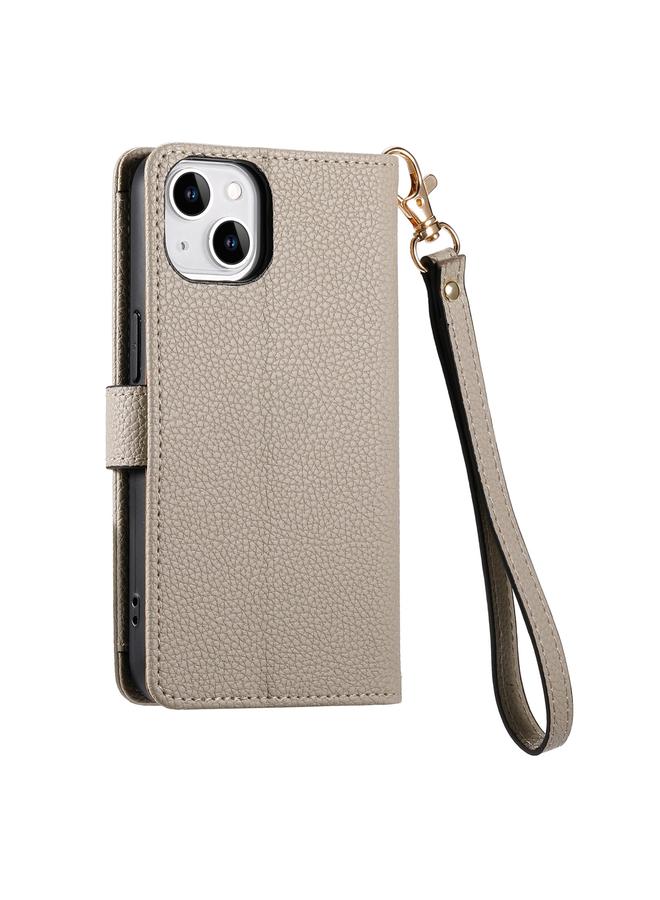 S-TOP Case For iPhone 11 Love Zipper Lanyard Leather Phone Case - Image 3