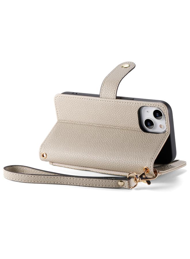S-TOP Case For iPhone 11 Love Zipper Lanyard Leather Phone Case - Image 5