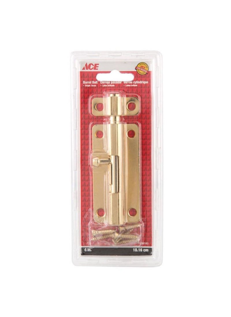 ACE Zinc Plated Barrel Bolt 10 Cm 