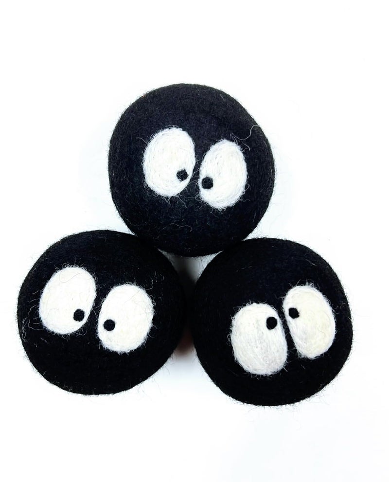 Friendsheep Wool Dryer Balls, Organic Reusable Fabric Softener Alternative for Laundry, Handmade, Fair Trade, Hypoallergenic, Eco-Friendly, Plastic-Free (3 Pack XL â€“ Sprites) - Image 2
