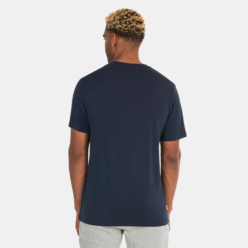 Timberland Men's Linear Logo Non-Ringer T-Shirt