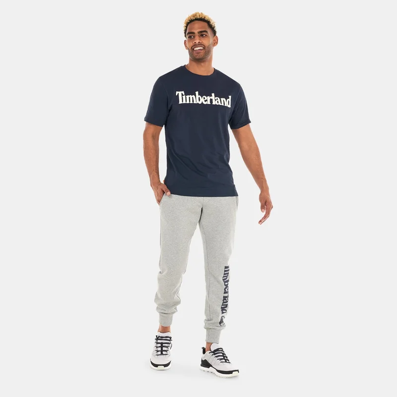 Timberland Men's Linear Logo Non-Ringer T-Shirt