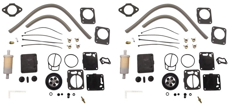 Dual Carburetor Rebuild Kit Replacement for Sea Doo SP SPX GS HX GTS 717 720