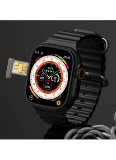 Telzeal Telzeal TC4G 2.2 Inch Full Screen Display Smart Watch With Dual Camera and Sim Card Support  With 3 Pair Straps and Wireless Charger For Ladies and Gents  - Image 1