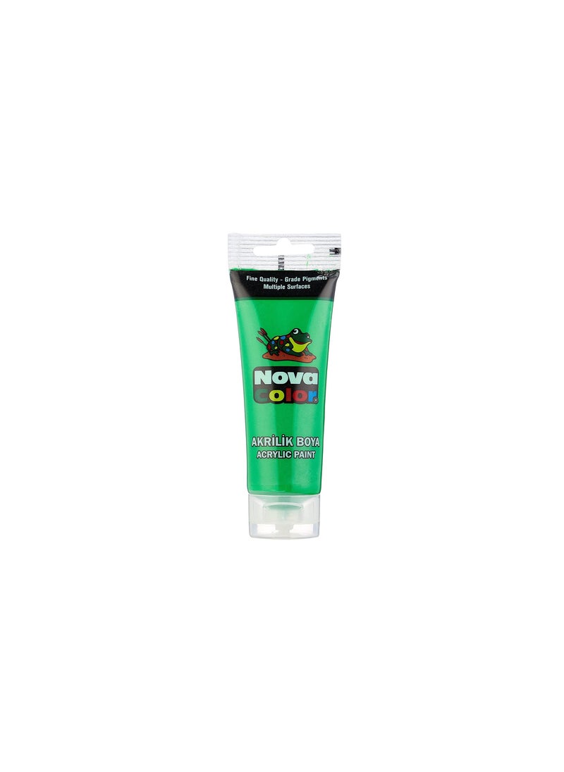 Nova Color أنبوب ألوان أكريليك تركي NOVA 75 مم أخضر NC-258  - Image 1