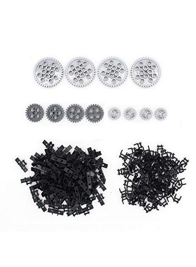 Taken All Building Blocks Parts Tank Track Wheels Treads Chain Links Motorcycle Car Accessories Toys For 6 12 Years Old Boys Girls Kids Gift (212 Pcs Tank Track)  - Image 2