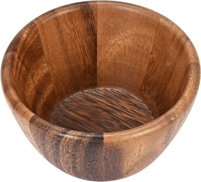 AeraVida Two Mini Hand Carved Bowl 4inch Rain Tree Wooden Set  Trendy Wooden Bowl Kitchen Decor  Handmade Kitchen Bowl Set - Image 4