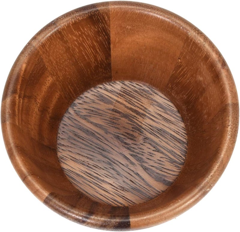 AeraVida Two Mini Hand Carved Bowl 4inch Rain Tree Wooden Set  Trendy Wooden Bowl Kitchen Decor  Handmade Kitchen Bowl Set - Image 5