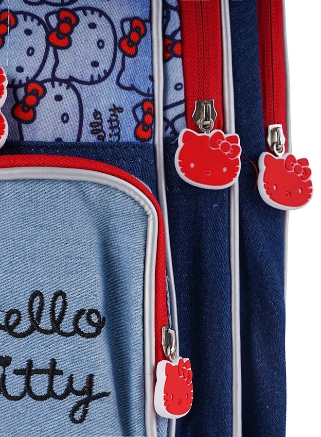 Sanrio Blue Hello Kitty Girls You Rock Rolling School Backpack 18-Inch for Girls, School Bag for Women | Best Price UAE